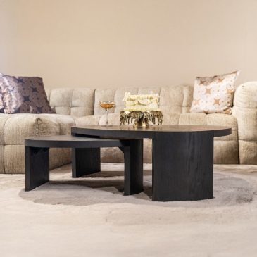 Richmond Salontafel Navarino Dark Coffee Set van 2