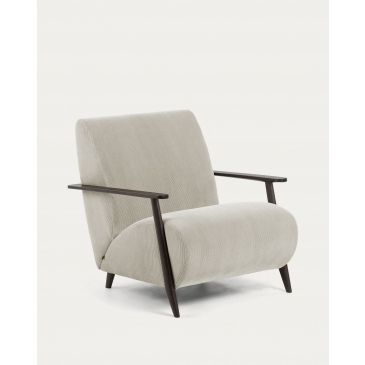 Kave Home Fauteuil Meghan Corduroy Beige