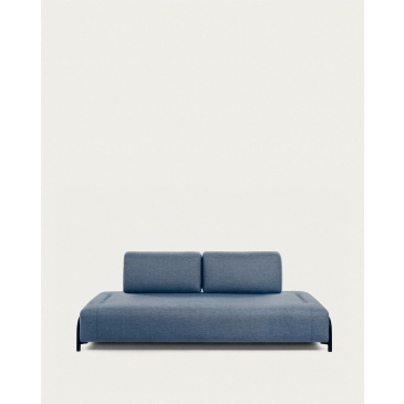 Kave Home 3-zitsbank Modulair Compo Blauw 232cm