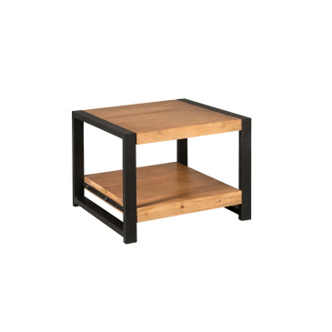 StarFurn Bijzettafel Boaz Double Mangohout 60cm