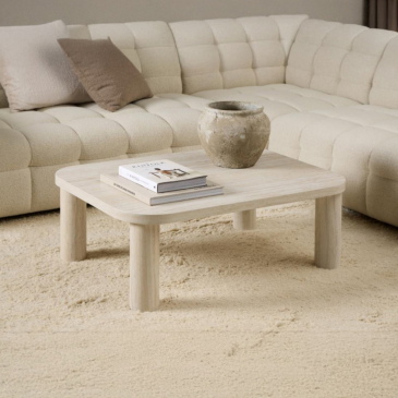 Salontafel In-Beom Beige 100x75x36cm MDF - Giga Living