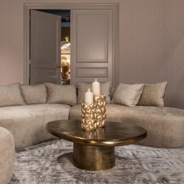 Richmond Salontafel Pulitzer Brass 106cm