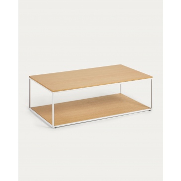 Kave Home Salontafel Yoana Eikenfineer Naturel/Wit 110x60cm