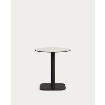 Kave Home Buitentafel Dina Wit Rond Ø68x73cm