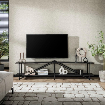 Tv-meubel Piega Liquid Metal 220cm - Giga Meubel