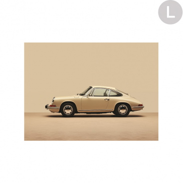 Urban Cotton Wandkleed Vintage Porsche Beige Large