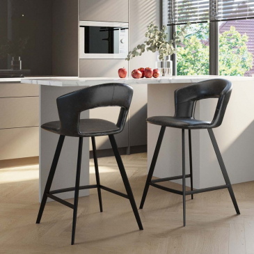 Kare Design Barkruk Reunion Zwart