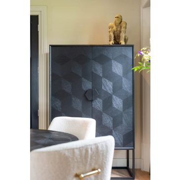 Richmond Wandkast Blax Zwart