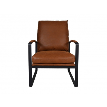 HSM Collection Fauteuil Miami Leder Cognac