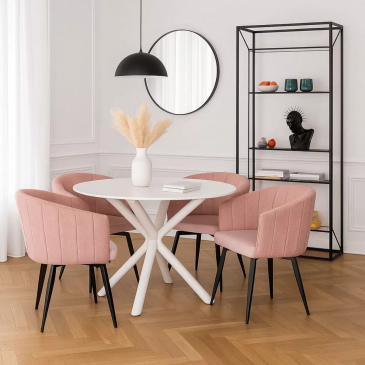 Kare Design Draaistoel Merida Roze