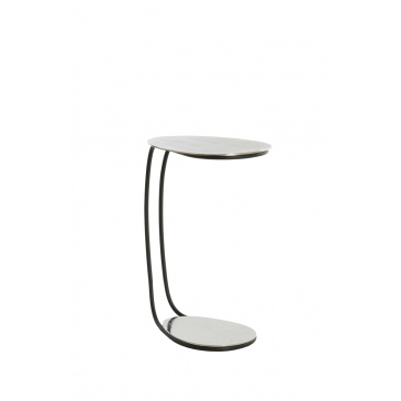 Light & Living Laptoptafel Marsh Ruw Nikkel