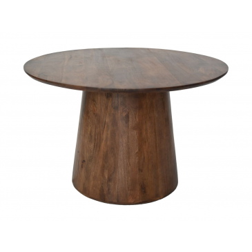 HSM Collection Eettafel Drum Mango Bruin Ø140cm