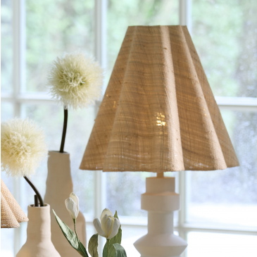 Light & Living Lampenkap Bezaha Raffia Naturel M