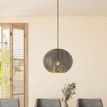 Kare Design Hanglamp Grato Zwart Ø45cm