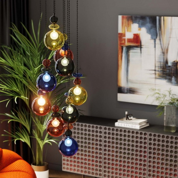 Kare Design Hanglamp Mazzo Nove Spiral 9-Lichts