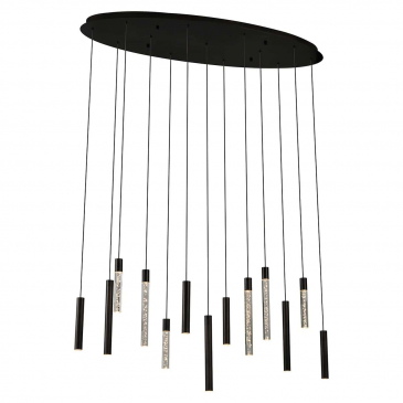 Richmond Hanglamp Oxley Zwart 13-Lichts