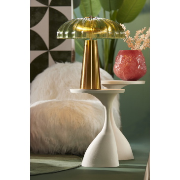 Light & Living Bijzettafel Macau Mat Crème Laag
