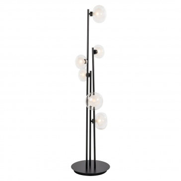 Richmond Vloerlamp Luva Zwart 6-Lichts