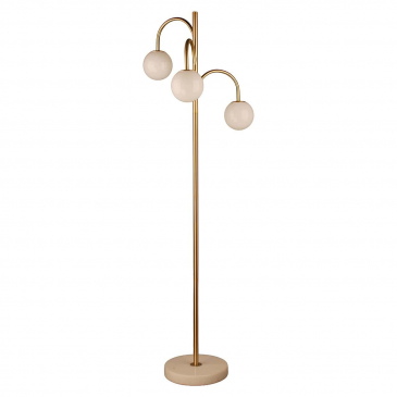 Richmond Vloerlamp Janou Goud 3-Lichts