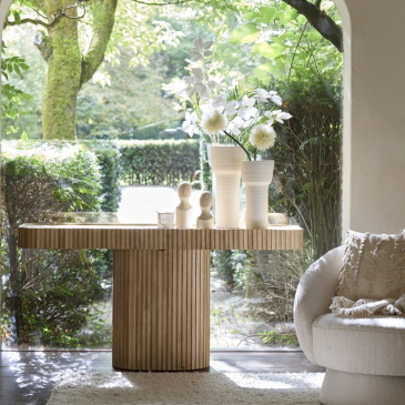 Light & Living Sidetable Kioto Mangohout 154cm