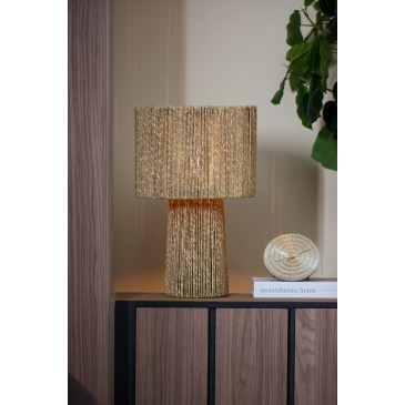 Light & Living Tafellamp Pitino Jute Naturel Ø31x51cm