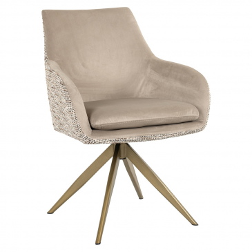 Richmond Draaistoel Lisonne Trendy Naturel