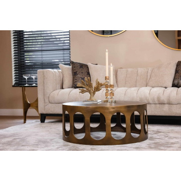 Richmond Salontafel Du Pont Brass Ø86cm