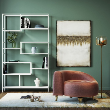 Kare Design Vloerlamp Goblet Goud