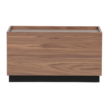 VTwonen Block Bijzettafel Grenen Walnoot 40x82