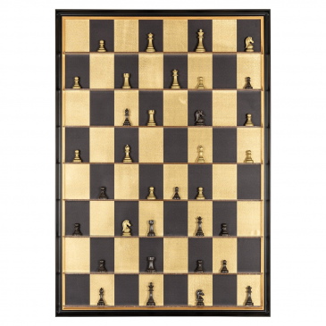 Richmond Wall Art Nala Zwart/Goud