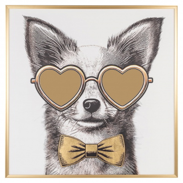 Richmond Wanddecoratie Bodhy Goud 100x100cm