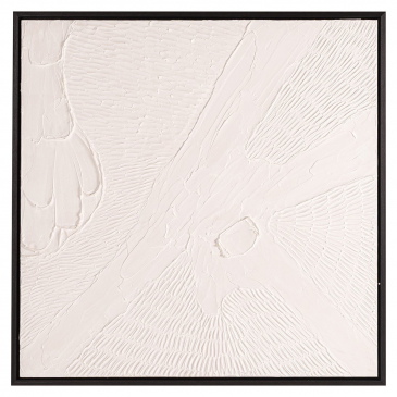 Richmond Wanddecoratie Janey Wit 80x80cm