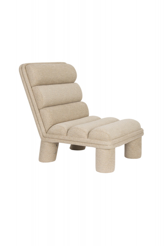 Dutchbone Fauteuil Fern Bouclé Beige