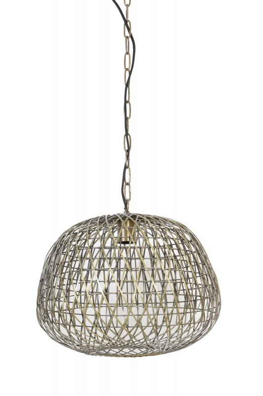 Light & Living Hanglamp Alwina Antiek Brons Ø40cm