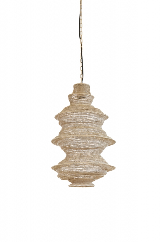 Light & Living Hanglamp Nakisha Zand Ø31cm