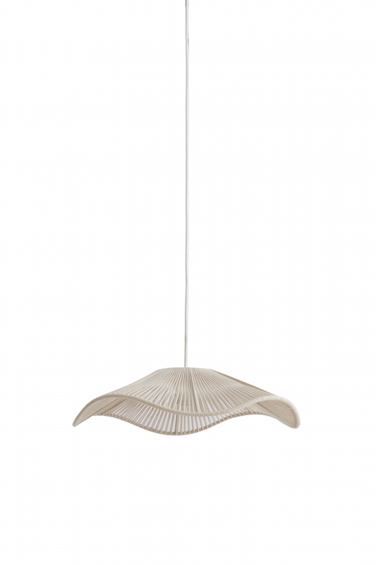 Light & Living Hanglamp Rafa Crème Ø50cm