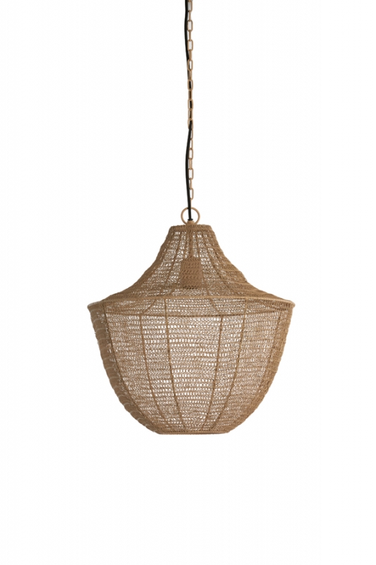 Light & Living Hanglamp Sharika Mat Beige Ø40cm