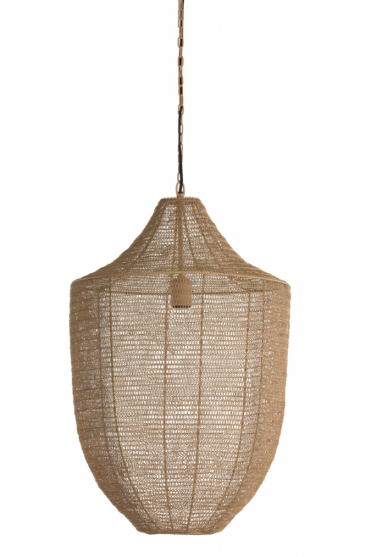 Light & Living Hanglamp Sharika Mat Beige Ø43cm