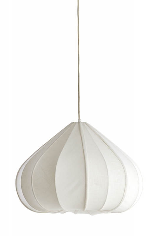 Light & Living Hanglamp Zubeda Crème Ø58,5cm