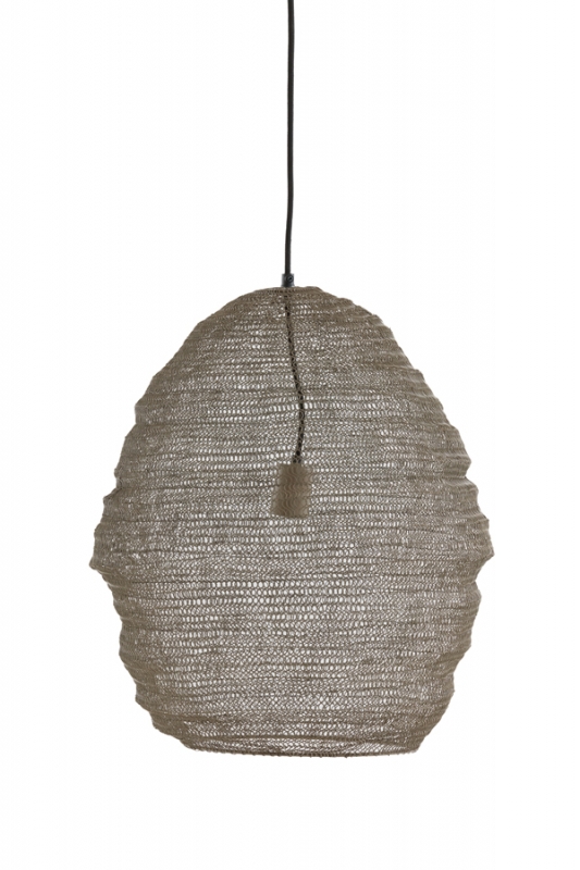 Light & Living Hanglamp Nikki Gaas Taupe Ø45cm