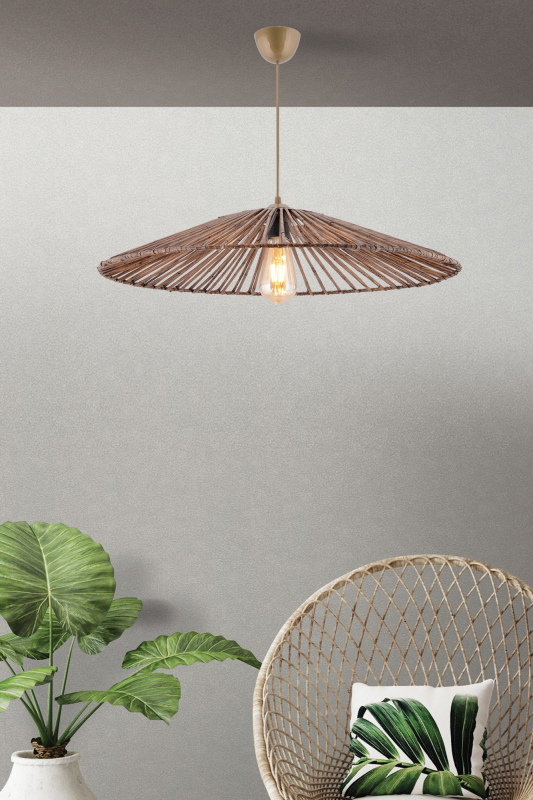 Hanglamp Conic Bruin