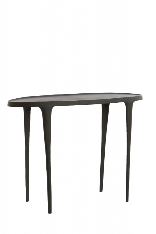 Light & Living Sidetable Arica Mat Zwart 110cm