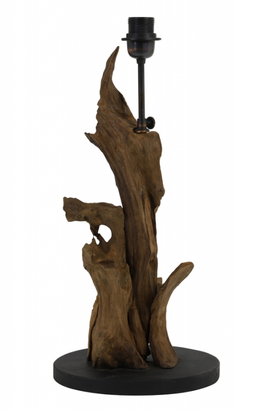 Light & Living Lampvoet Ikal Recycled Teakhout Naturel Bruin 50cm