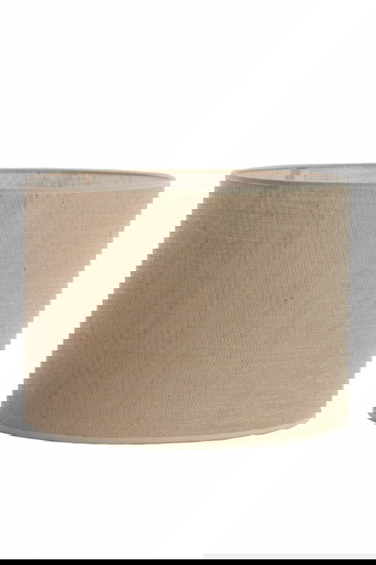 Light & Living Lampenkap Sendai Rond Zand Ø40x30cm