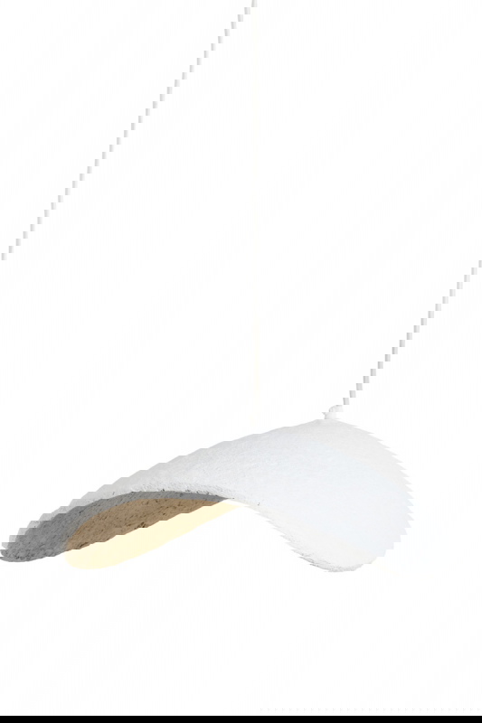 Light & Living Hanglamp Lonia Crème/Brons M