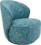 Kare Design Draaifauteuil Ellie Lichtblauw