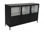 HSM Collection Dressoir Bronx Metaal Zwart/Grijs 140cm