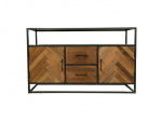 HSM Collection Dressoir Verona Mango Bruin/Zwart 140cm