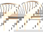 Eetkamerstoel Dolen Met Armleuning Paper Plaits Off White/Naturel - Giga Living