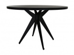 HSM Collection Eettafel Mango Zwart Ø140cm